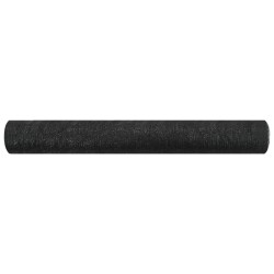 vidaXL Zaunblende Schwarz 2x50 m HDPE 75 g/m²