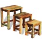 vidaXL Satztisch-Set 3-tlg. Vintage Altholz vidaXL Satztisch-Set 3-tlg. Vintage Altholz