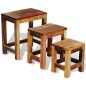 vidaXL Satztisch-Set 3-tlg. Vintage Altholz vidaXL Satztisch-Set 3-tlg. Vintage Altholz