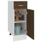 vidaXL Unterschrank mit Schublade Braun Eichen-Optik 30x46x81,5 cm vidaXL Unterschrank mit Schublade Braun Eichen-Optik 30x46x81,5 cm