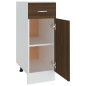 vidaXL Unterschrank mit Schublade Braun Eichen-Optik 30x46x81,5 cm vidaXL Unterschrank mit Schublade Braun Eichen-Optik 30x46x81,5 cm