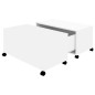 vidaXL Couchtisch Weiß 75x75x38 cm Holzwerkstoff vidaXL Couchtisch Weiß 75x75x38 cm Holzwerkstoff