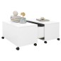 vidaXL Couchtisch Weiß 75x75x38 cm Holzwerkstoff vidaXL Couchtisch Weiß 75x75x38 cm Holzwerkstoff