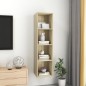 vidaXL TV-Wandschrank Sonoma-Eiche 37x37x142,5 cm Holzwerkstoff vidaXL TV-Wandschrank Sonoma-Eiche 37x37x142,5 cm Holzwerkstoff