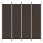 vidaXL 4-tlg. Paravent Braun 200x200 cm Stoff vidaXL 4-tlg. Paravent Braun 200x200 cm Stoff