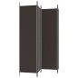 vidaXL 4-tlg. Paravent Braun 200x200 cm Stoff vidaXL 4-tlg. Paravent Braun 200x200 cm Stoff