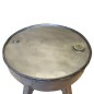 vidaXL Couchtisch Massiv-Altholz 60 x 45 cm Silber vidaXL Couchtisch Massiv-Altholz 60 x 45 cm Silber
