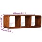 vidaXL TV-Schrank Massivholz mit Honigfarbenem Finish 120x30x40 cm vidaXL TV-Schrank Massivholz mit Honigfarbenem Finish 120x30x40 cm