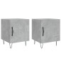 vidaXL Nachttische 2 Stk. Betongrau 40x40x50 cm Holzwerkstoff vidaXL Nachttische 2 Stk. Betongrau 40x40x50 cm Holzwerkstoff