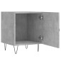 vidaXL Nachttische 2 Stk. Betongrau 40x40x50 cm Holzwerkstoff vidaXL Nachttische 2 Stk. Betongrau 40x40x50 cm Holzwerkstoff