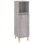 vidaXL Badschrank Grau Sonoma 30x30x100 cm Holzwerkstoff vidaXL Badschrank Grau Sonoma 30x30x100 cm Holzwerkstoff