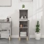 vidaXL Badschrank Grau Sonoma 30x30x100 cm Holzwerkstoff vidaXL Badschrank Grau Sonoma 30x30x100 cm Holzwerkstoff