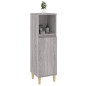 vidaXL Badschrank Grau Sonoma 30x30x100 cm Holzwerkstoff vidaXL Badschrank Grau Sonoma 30x30x100 cm Holzwerkstoff