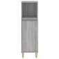 vidaXL Badschrank Grau Sonoma 30x30x100 cm Holzwerkstoff vidaXL Badschrank Grau Sonoma 30x30x100 cm Holzwerkstoff