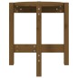 vidaXL Couchtisch Honigbraun Ø 42,5x45 cm Massivholz Kiefer vidaXL Couchtisch Honigbraun Ø 42,5x45 cm Massivholz Kiefer