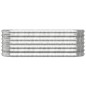 vidaXL Hochbeet Pulverbeschichteter Stahl 114x40x36 cm Silbern vidaXL Hochbeet Pulverbeschichteter Stahl 114x40x36 cm Silbern