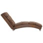 Chaiselongue Braun Wildleder-Optik Chaiselongue Braun Wildleder-Optik