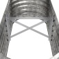vidaXL Hochbeet Pulverbeschichteter Stahl 114x40x36 cm Silbern vidaXL Hochbeet Pulverbeschichteter Stahl 114x40x36 cm Silbern