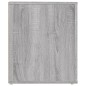 vidaXL Nachttisch Grau Sonoma 50x39x47 cm
