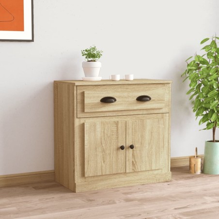 vidaXL Sideboard Sonoma-Eiche 70x35,5x67,5 cm Holzwerkstoff