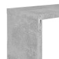 vidaXL Wandregale 2 Stk. Betongrau 50x15x50 cm Holzwerkstoff vidaXL Wandregale 2 Stk. Betongrau 50x15x50 cm Holzwerkstoff