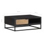 vidaXL Couchtisch 90x60x35 cm Mango Massivholz vidaXL Couchtisch 90x60x35 cm Mango Massivholz