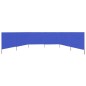 vidaXL 6-teiliges Windschutzgewebe 800 x 160 cm Azurblau vidaXL 6-teiliges Windschutzgewebe 800 x 160 cm Azurblau