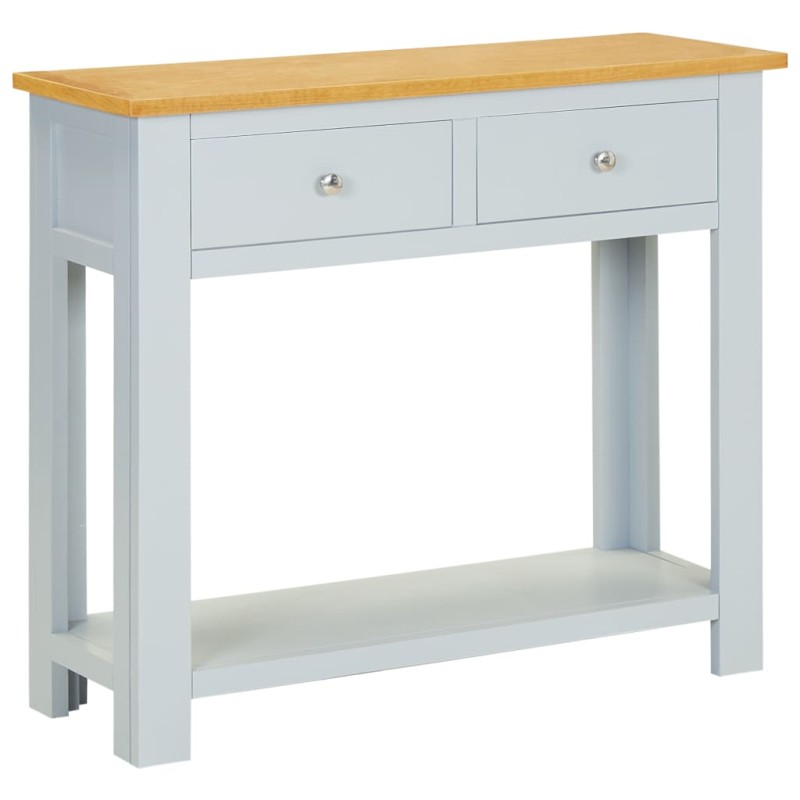vidaXL Konsolentisch 83x30x73 cm Massivholz Eiche vidaXL Konsolentisch 83x30x73 cm Massivholz Eiche