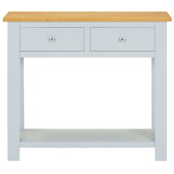 vidaXL Konsolentisch 83x30x73 cm Massivholz Eiche 
