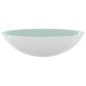 vidaXL Waschbecken Glas 50x37x14 cm Weiß vidaXL Waschbecken Glas 50x37x14 cm Weiß