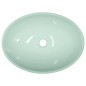 vidaXL Waschbecken Glas 50x37x14 cm Weiß vidaXL Waschbecken Glas 50x37x14 cm Weiß
