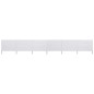vidaXL 6-teiliges Windschutzgewebe 800 x 80 cm Weiß vidaXL 6-teiliges Windschutzgewebe 800 x 80 cm Weiß