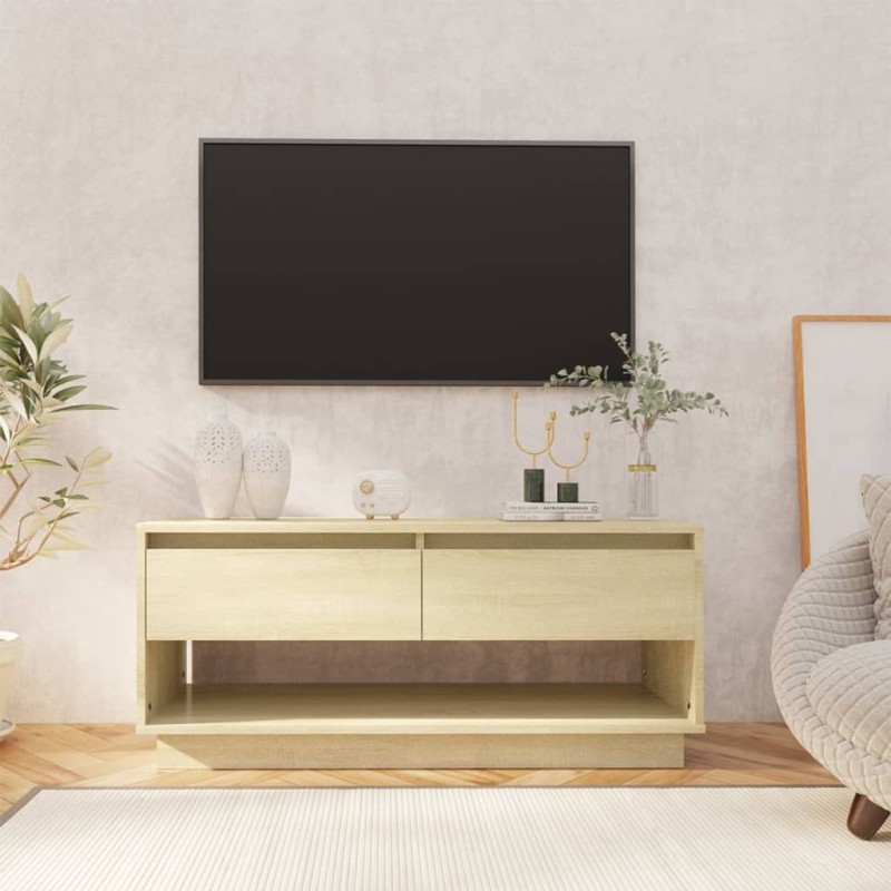 vidaXL TV-Schrank Sonoma-Eiche 102x41x44 cm Holzwerkstoff vidaXL TV-Schrank Sonoma-Eiche 102x41x44 cm Holzwerkstoff