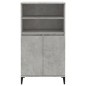 vidaXL Highboard Betongrau 60x36x110 cm Holzwerkstoff vidaXL Highboard Betongrau 60x36x110 cm Holzwerkstoff