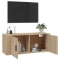 vidaXL TV-Wandschrank Sonoma-Eiche 100x34,5x40 cm vidaXL TV-Wandschrank Sonoma-Eiche 100x34,5x40 cm