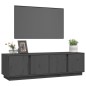 vidaXL TV-Schrank Grau 140x40x40 cm Massivholz Kiefer vidaXL TV-Schrank Grau 140x40x40 cm Massivholz Kiefer