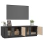 vidaXL TV-Schrank Grau 140x40x40 cm Massivholz Kiefer vidaXL TV-Schrank Grau 140x40x40 cm Massivholz Kiefer