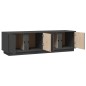 vidaXL TV-Schrank Grau 140x40x40 cm Massivholz Kiefer vidaXL TV-Schrank Grau 140x40x40 cm Massivholz Kiefer
