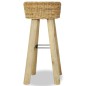 vidaXL Barhocker 2 Stk. Natur Rattan vidaXL Barhocker 2 Stk. Natur Rattan