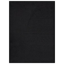 vidaXL Fußmatte 60x80 cm Schwarz