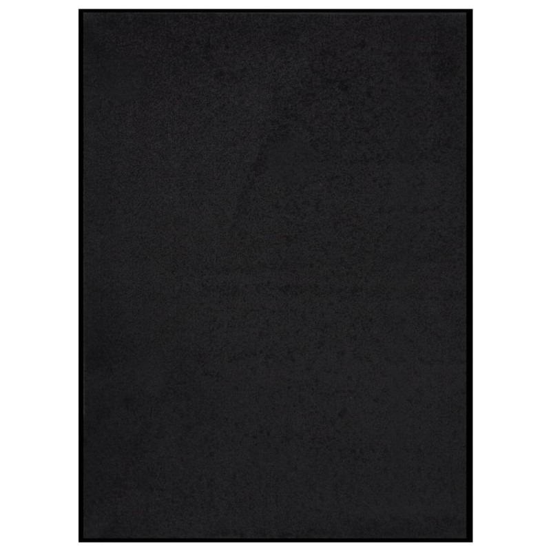 vidaXL Fußmatte 60x80 cm Schwarz vidaXL Fußmatte 60x80 cm Schwarz