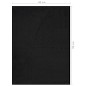 vidaXL Fußmatte 60x80 cm Schwarz vidaXL Fußmatte 60x80 cm Schwarz