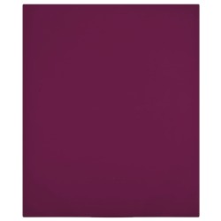 vidaXL Spannbettlaken 2 Stk. Jersey Bordeauxrot 160x200 cm Baumwolle