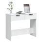 vidaXL Konsolentisch Hochglanz-Weiß 90x36x75 cm Holzwerkstoff vidaXL Konsolentisch Hochglanz-Weiß 90x36x75 cm Holzwerkstoff