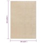vidaXL Teppich Kurzflor 160x230 cm Beige vidaXL Teppich Kurzflor 160x230 cm Beige