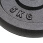 vidaXL Hantelscheiben 4 Stk. 4x5 kg Gusseisen vidaXL Hantelscheiben 4 Stk. 4x5 kg Gusseisen