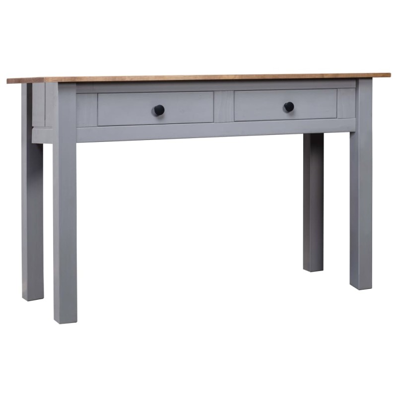 vidaXL Konsolentisch Grau 110x40x72 cm Kiefernholz Panama vidaXL Konsolentisch Grau 110x40x72 cm Kiefernholz Panama
