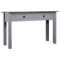 vidaXL Konsolentisch Grau 110x40x72 cm Kiefernholz Panama vidaXL Konsolentisch Grau 110x40x72 cm Kiefernholz Panama