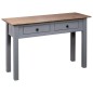 vidaXL Konsolentisch Grau 110x40x72 cm Kiefernholz Panama vidaXL Konsolentisch Grau 110x40x72 cm Kiefernholz Panama