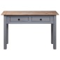 vidaXL Konsolentisch Grau 110x40x72 cm Kiefernholz Panama vidaXL Konsolentisch Grau 110x40x72 cm Kiefernholz Panama